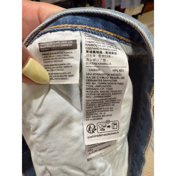 Levi’s 501 High-Rise Cutoff Denim Shorts - size 32 (Women’s) - Picture 5 of 5